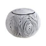 Pouf boule en polyester