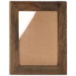 vidaXL Cadres photo 2 Pièces 34x40cm Bois de récupération solide et verre