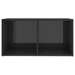 vidaXL Ensemble de meubles TV 6 Pièces Gris brillant Aggloméré