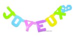 Guirlande Joyeux anniversaire 2m
