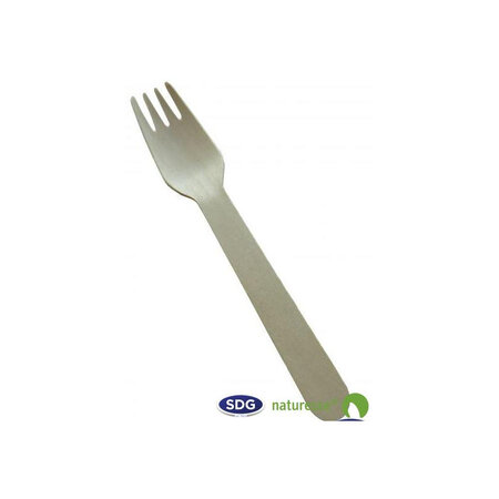 Fourchette en bois naturel16 5 cm - sdg - lot de 2000 -  - bois