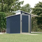 vidaXL Abri de jardin Anthracite 270x130x208 5 cm Acier galvanisé