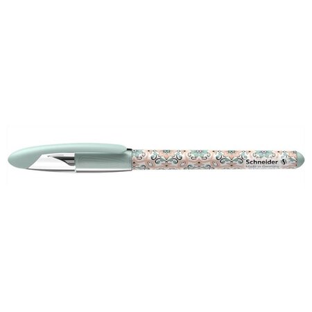 Stylo à plume voyage pointe moyenne turquoise x 10 schneider
