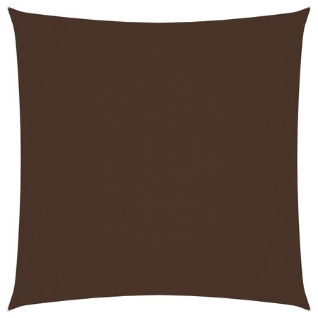 vidaXL Voile de parasol Tissu Oxford carré 4 5x4 5 m Marron
