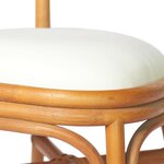 vidaXL Chaises à manger lot de 4 marron clair Lin