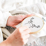 FRENCH KITS-Les French Kits - Broderie décorative - Renne-Kit créatif fabriqué avec amour en France