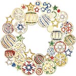 Couronne en bois découpe laser 22cm
