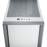 CORSAIR Boîtier PC 4000D- Moyen Tour - Verre trempé - Blanc (CC9011199WW)