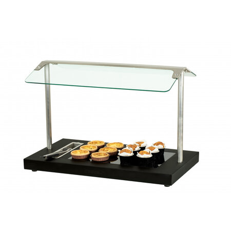 Plaque chauffante professionnelle pour buffet - casselin -  - acier 850x505x600mm