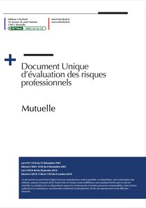 Document unique d'évaluation des risques professionnels métier (pré-rempli) : mutuelle - version 2023 uttscheid