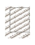 (lot  10kgs d'enduit) papier imprimé paraffiné 1 face en format 50 g/m² boucherie-charcuterie