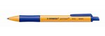 Stylo bille rétractable pointball tracé 0 5 mm bleu stabilo
