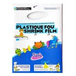 14 feuilles de plastique fou - transparentes poncées