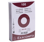 Paquet 100 Fiches Sous Film - Bristol Dots Non Perforé - 105x148mm - X 20 - Exacompta