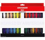 Boite de 24 peintures acrylique amsterdam introset iii 20 ml royal talens