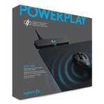 LOGITECH - Tapis de Souris Gamer Powerplay - Systeme de charge de la souris sans fil - Noir