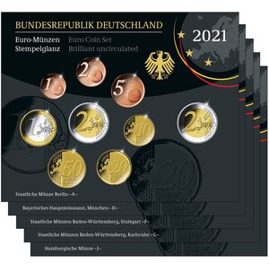 Coffrets séries euro bu allemagne 2021