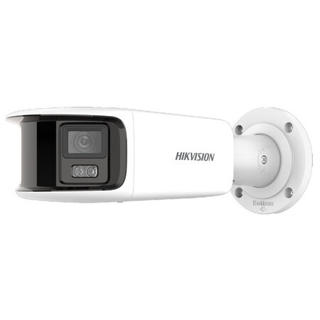 Caméra panoramique 4MP 180 ColorVu+X avec micro et alarme Hikvision DS-2CD2T47G2P-LSU/SL vision de nuit 40 mètres