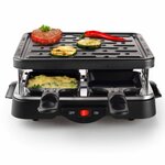 Tristar Grill à raclette pour 4 personnes 500 W 22x17 5 cm Noir