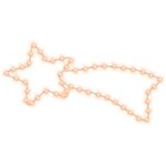 vidaXL Figures de comète de Noël 48 LED 3 Pièces Blanc chaud 65x28 cm