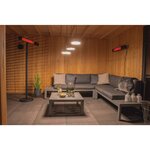Sunred Chauffage mural Royal Diamond Dark 1500 W Carbone Noir