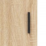 vidaXL Buffet haut Chêne sonoma 69 5x34x180 cm Bois d'ingénierie