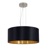 Eglo lampe suspendue maserlo d53 cm noir 31605