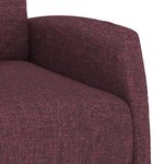 vidaXL Fauteuil de massage Violet Tissu
