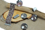 Kit bracelet manchette perle Miyuki 11/0 tissé Géométrique