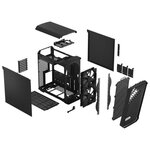 Boîtier PC - FRACTAL DESIGN - Torrent Compact Black Solid - Noir