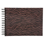 Album photo spiralé 23x16cm 50p ZEBRA brun EXACOMPTA