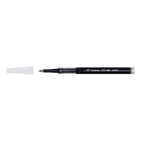 Recharge mine pour roller pointe large noir tombow