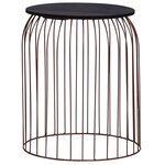vidaXL Tables basses 3 Pièces Cuivre