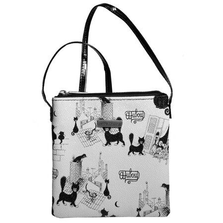 Petite sacoche avec bandoulière les chats de dubout