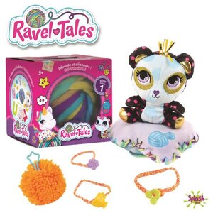 Ravel Tales - Boule de laine et peluche surprise a personnaliser + accessoires - modele aléatoire