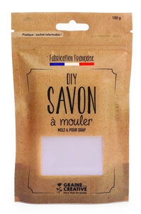 Pain de savon 100 g opaque lilas
