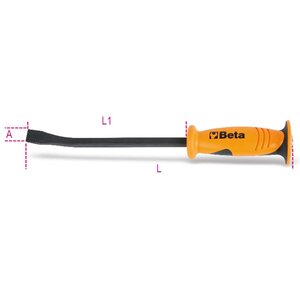 Beta tools barre de levier 965 600 avec extrémités plates et courbes