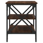 vidaXL Meuble TV Chêne marron 60x40x50 cm Bois d'ingénierie