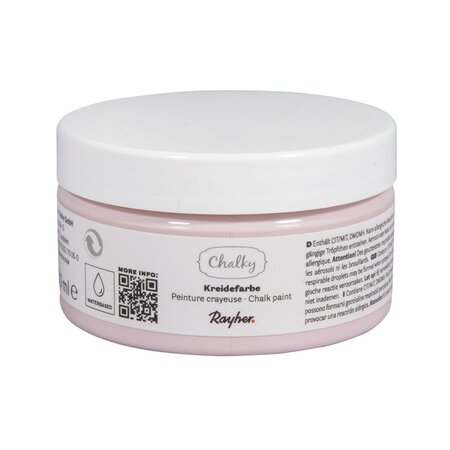 Peinture Craie Rose poudré - Chalky Finish - 100 ml