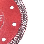 vidaXL Disque de coupe diamanté avec trous Acier 125 mm