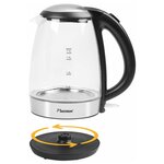 Bestron bouilloire numérique awk780g bleu 2200 w 1 7 l verre