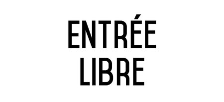 Autocollant vinyl - entrée libre  - l.200 x h.100 mm uttscheid