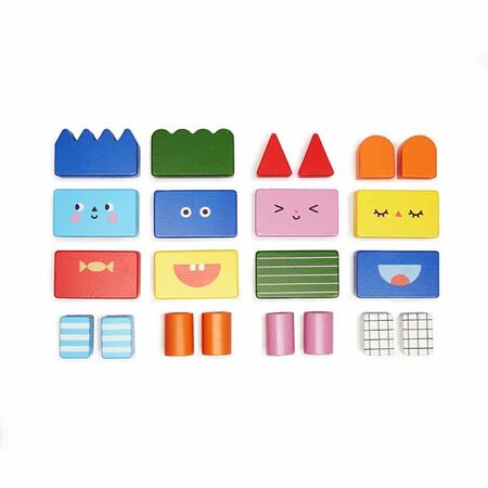 Jeu Enfant - Figurines à empiler - en bois