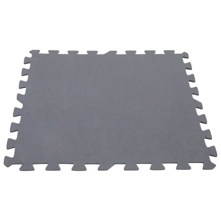 Intex Protecteur de sol rembourré verrouillable 8Pièces 50x50x0 5cm 1 9m²