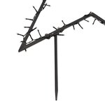 vidaXL Décoration lumineuse étoile de Noël avec piquets 115 LED 85 cm
