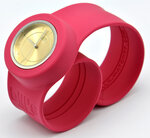 Montre classic bracelet rose framb. Et cadran gold sun.