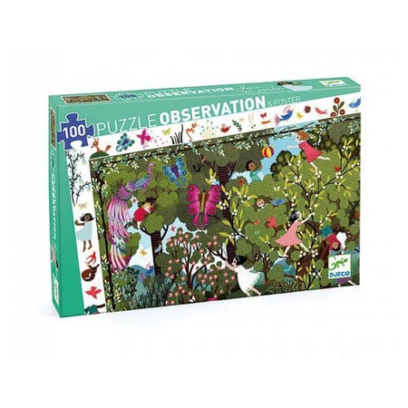 Puzzles observation Jeux au jardin 100 Pièces