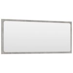 vidaXL Ensemble de meubles de salle de bain Gris béton Aggloméré