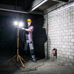 Brennenstuhl projecteur dual à led à trépied jaro 2x30 w