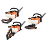 vidaXL Taille-haie à essence 722 mm Orange et noir
